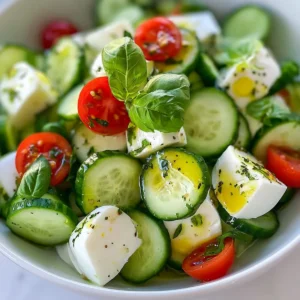 Gurken Mozzarella Salat