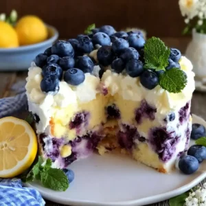 Heidelbeer Zitronen Torte