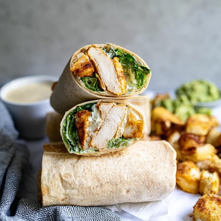 Hähnchen Caesar Wraps