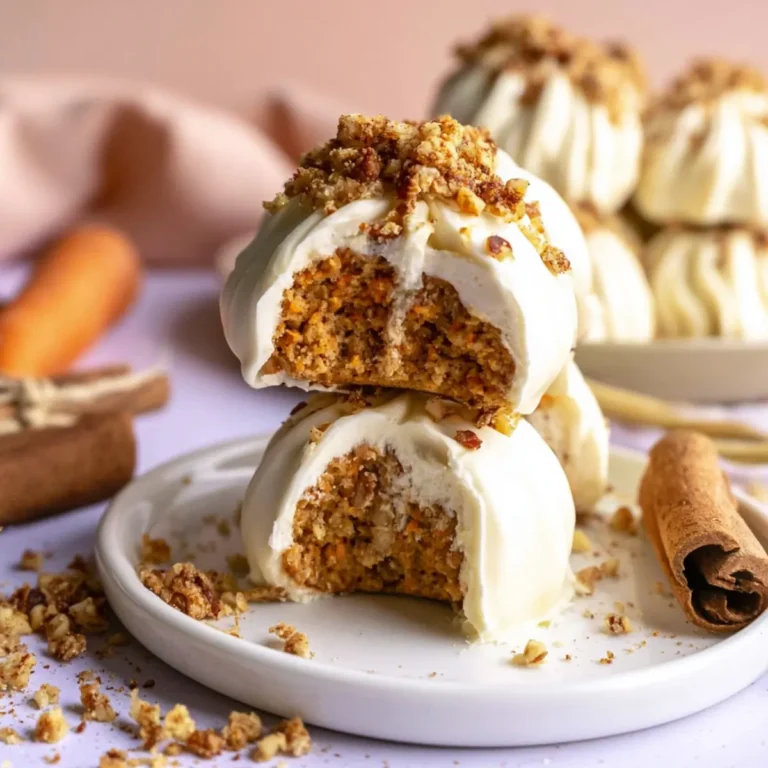 Karottenkuchen Bites ohne Backen