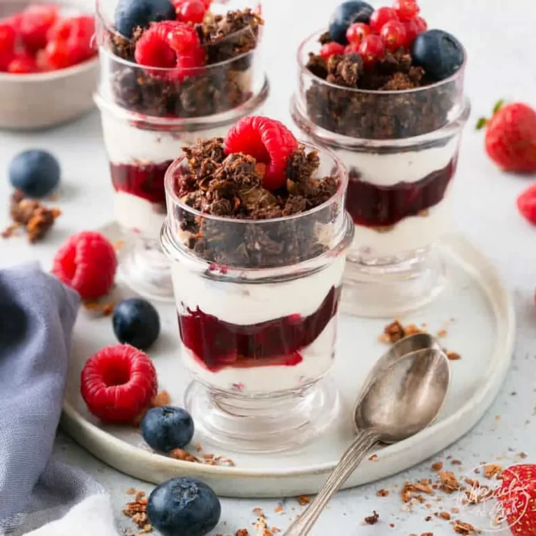 Knusper Dessert im Glas
