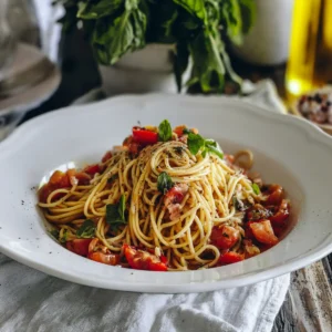 Pasta al crudo