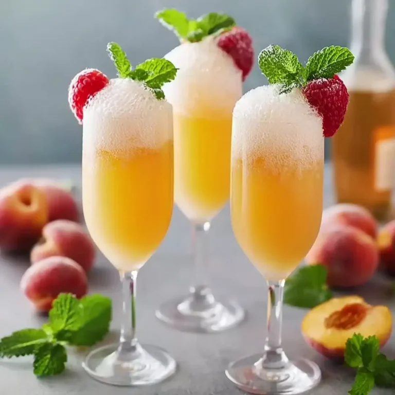 Pfirsich Bellini alkoholfrei