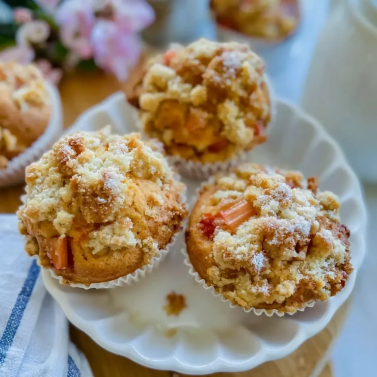Rhabarber Streusel Muffins