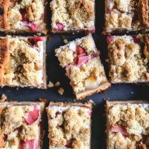Rhabarber Streuselkuchen vom Blech