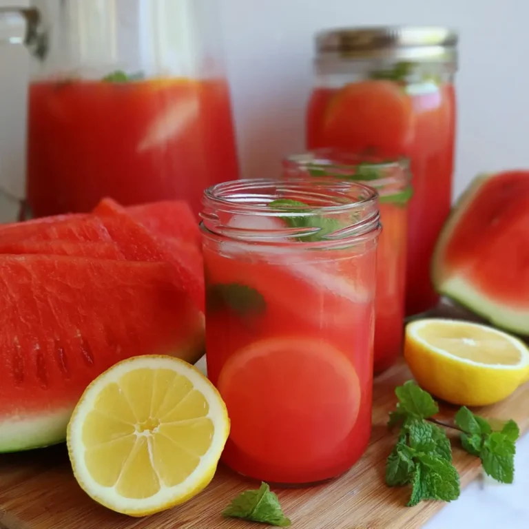 Wassermelonen Minz Limonade