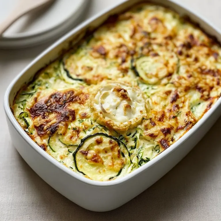 Zucchini Gratin mit Ziegenkäse