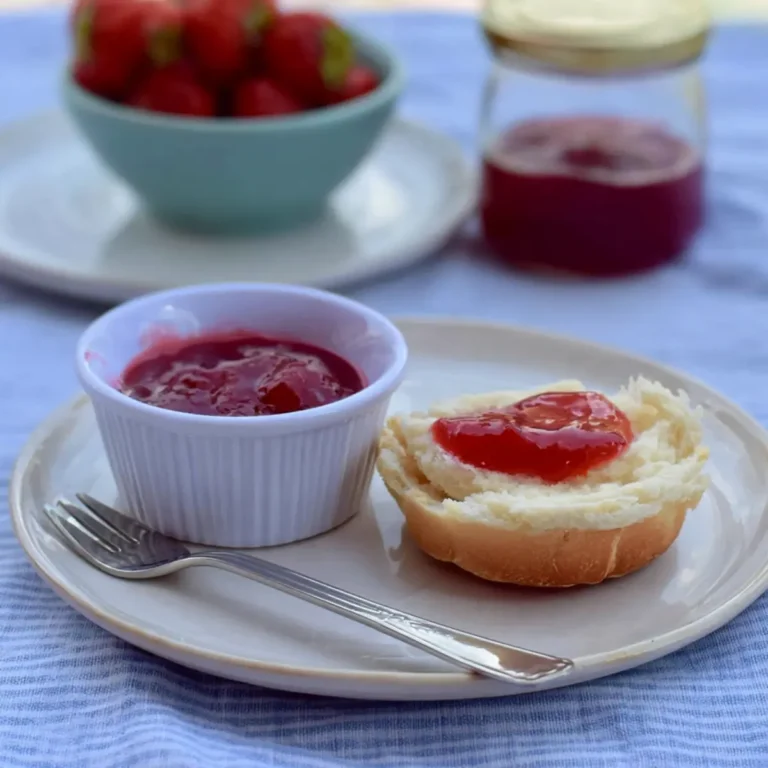 Beschwipste Erdbeermarmelade