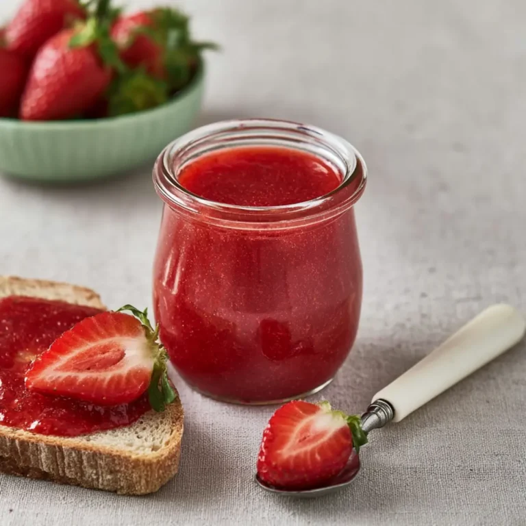 Erdbeermarmelade mit Vanille