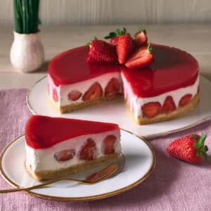 Erdbeertorte ohne Gelatine