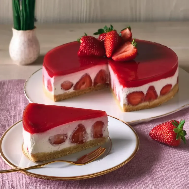 Erdbeertorte ohne Gelatine