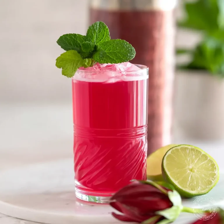 Hibiskus Mocktail