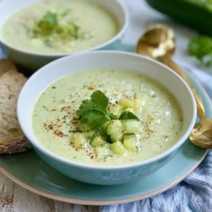Kalte Gurkensuppe