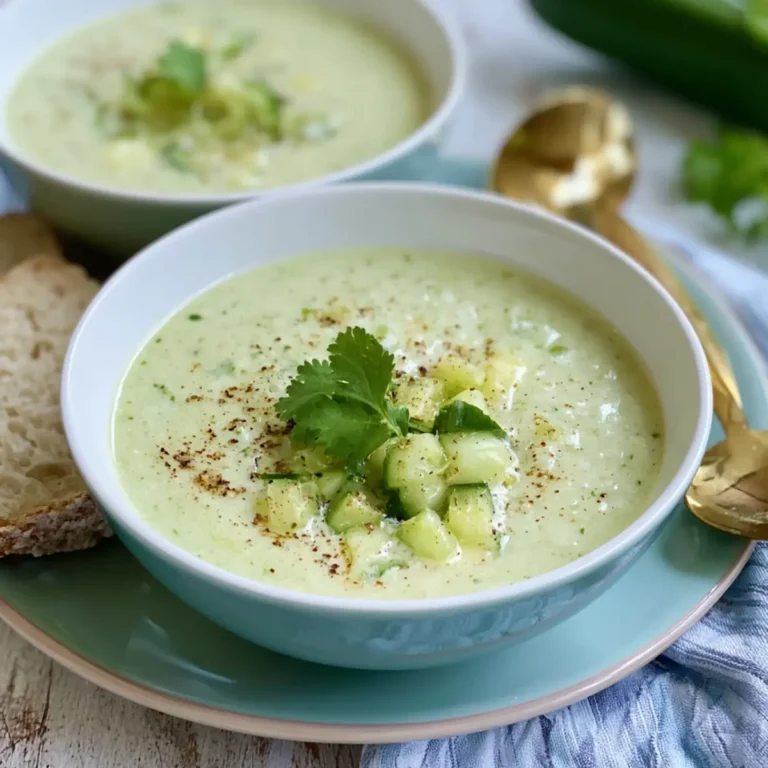 Kalte Gurkensuppe