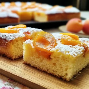Marillenkuchen vom Blech