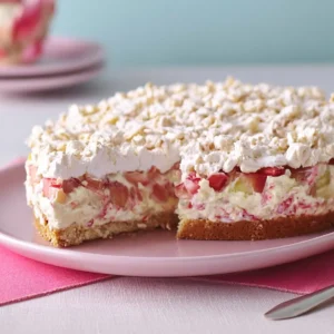 Rhabarber Baiserkuchen