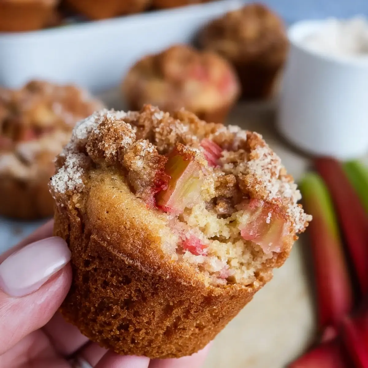 Rhabarber Muffins