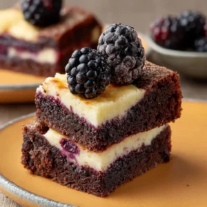 Brombeer Käsekuchen Brownies