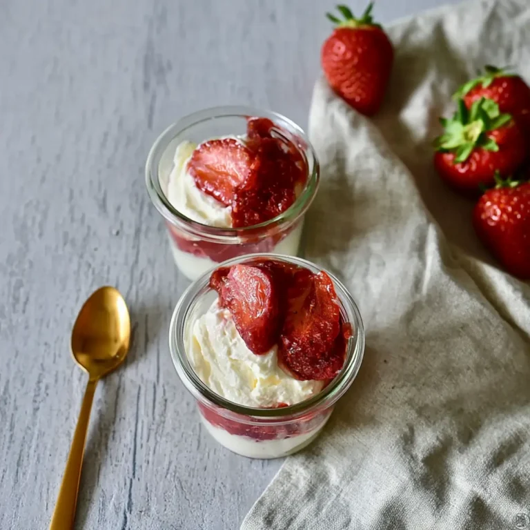 Erdbeer Zitronen Mascarpone Mousse