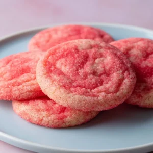 Erdbeer Zuckerkekse