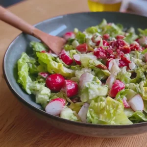 Frühlingssalat mit Radieschen
