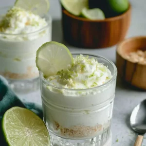 Limetten Mousse mit Joghurt