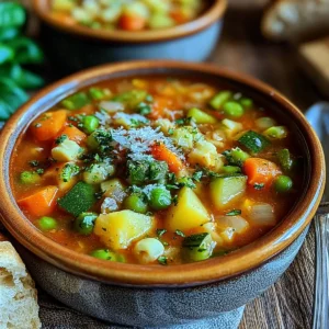 Minestrone Suppe