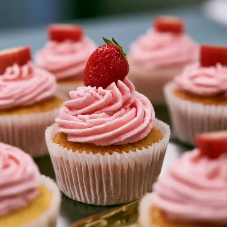 Rhabarber Cupcakes