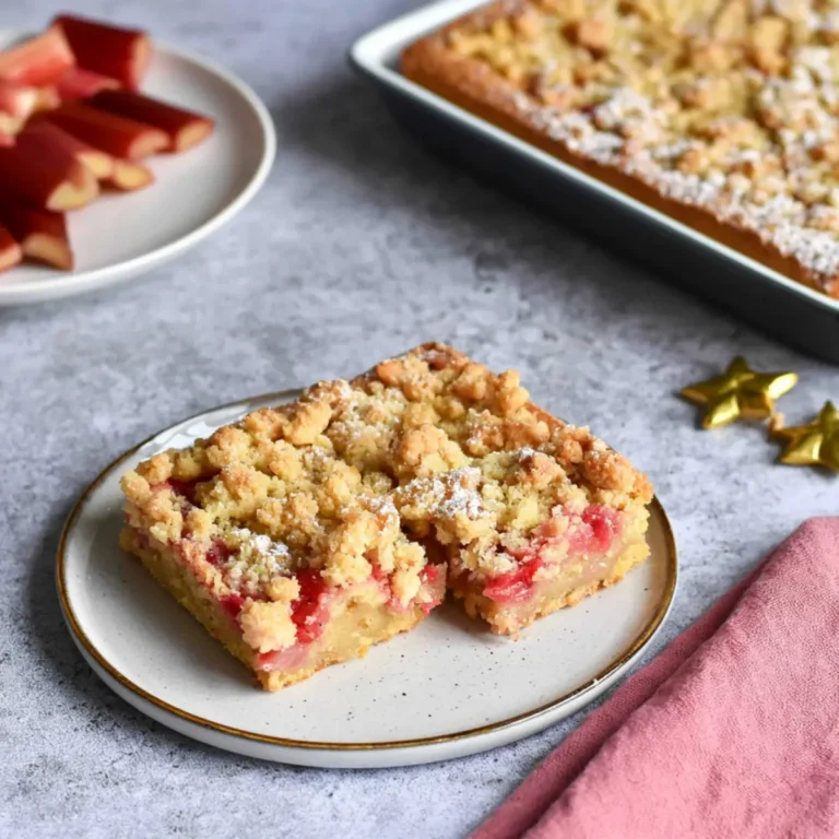 Rhabarberkuchen vom Blech