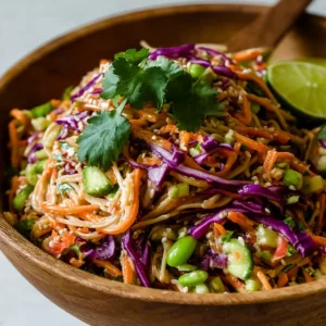 Thai Erdnuss Nudelsalat