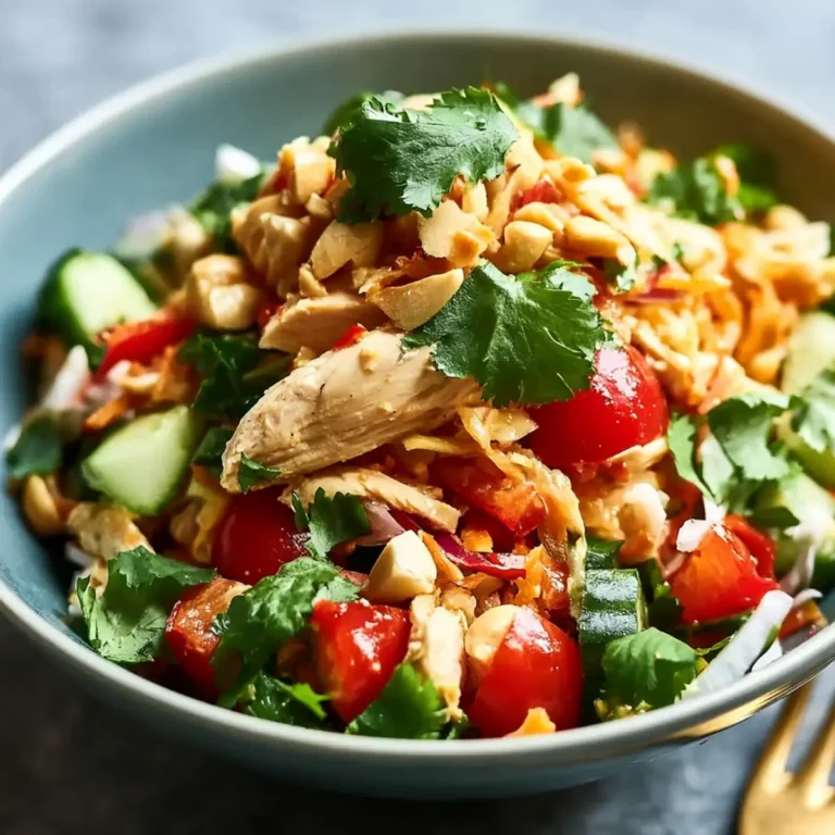 Thai inspirierter Hähnchensalat