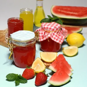 Wassermelonenmarmelade mit Limoncello